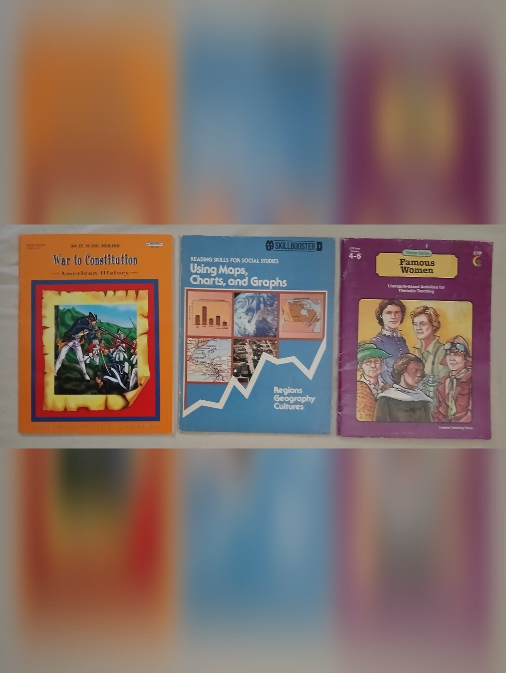 Skillbooster D "Using Maps, Charts, and Graphs" Workbook - Blue